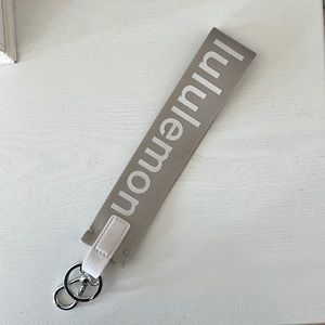 Lululemon Never Lost keychain